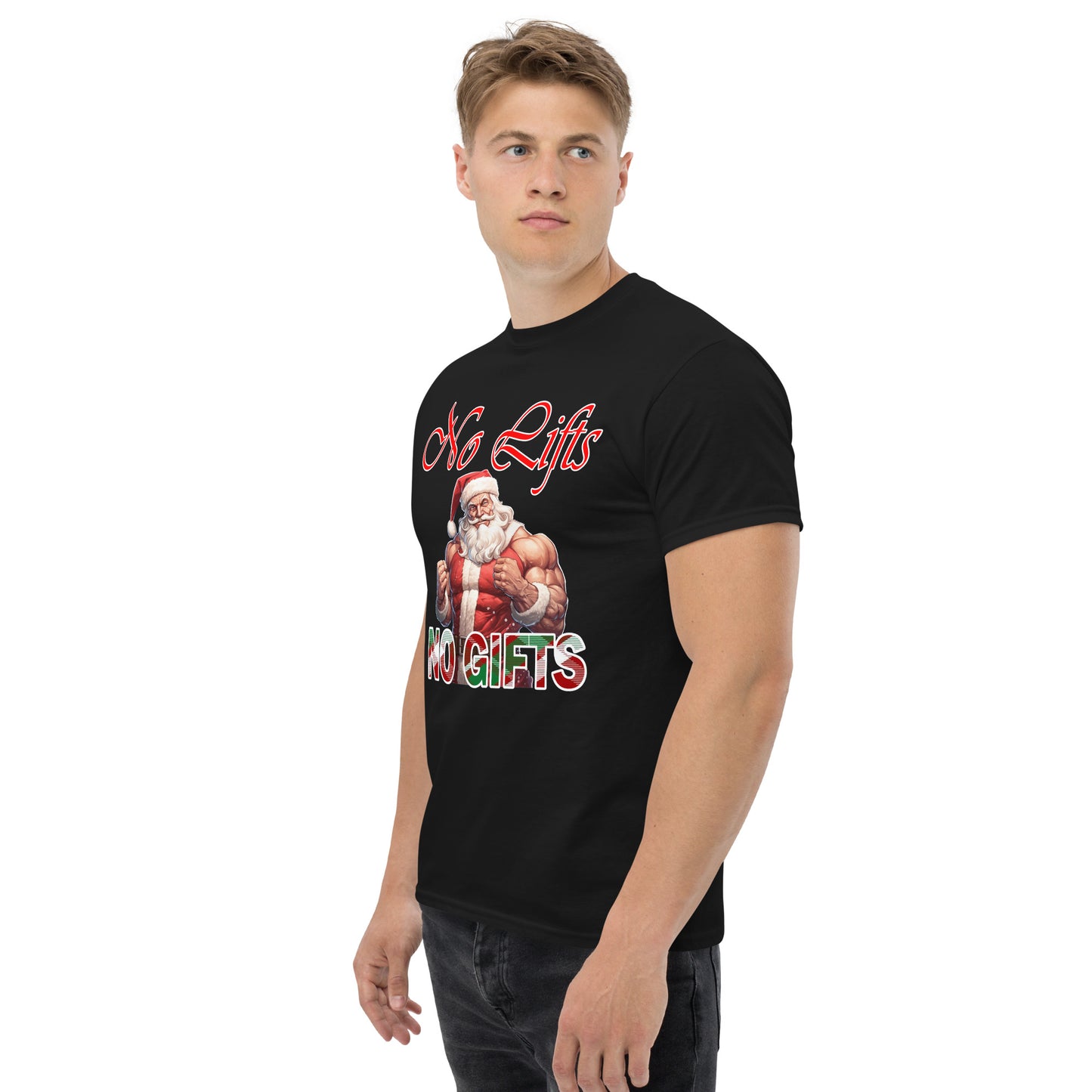 SANTA CLAUS No Lifts, No Gifts - Men's Classic Tee