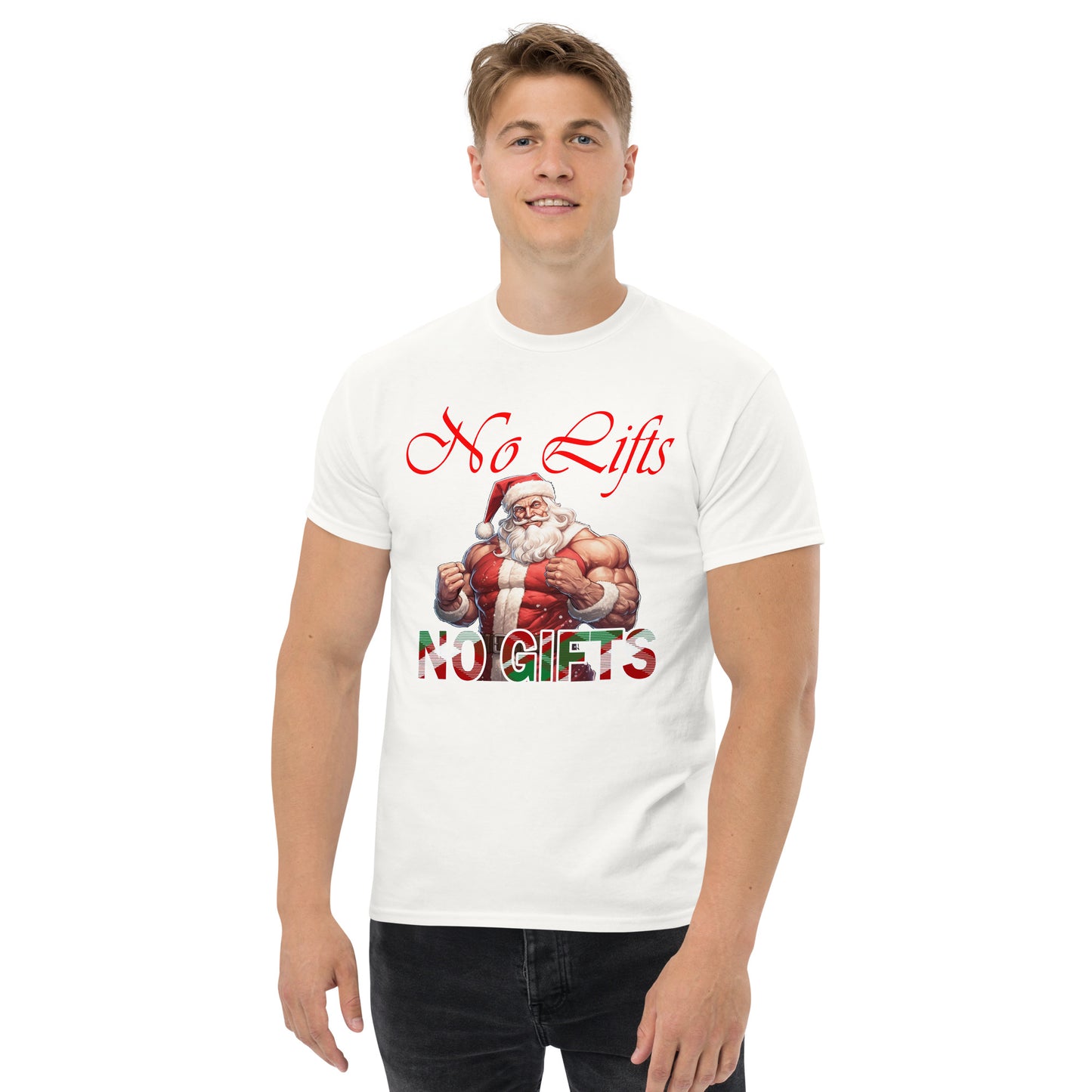SANTA CLAUS No Lifts, No Gifts - Men's Classic Tee