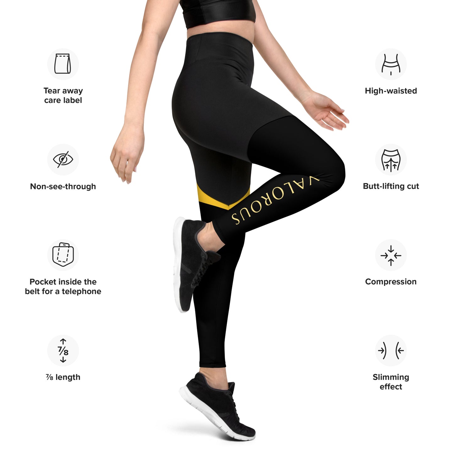 Valorous Vixen Brand- Sports Leggings