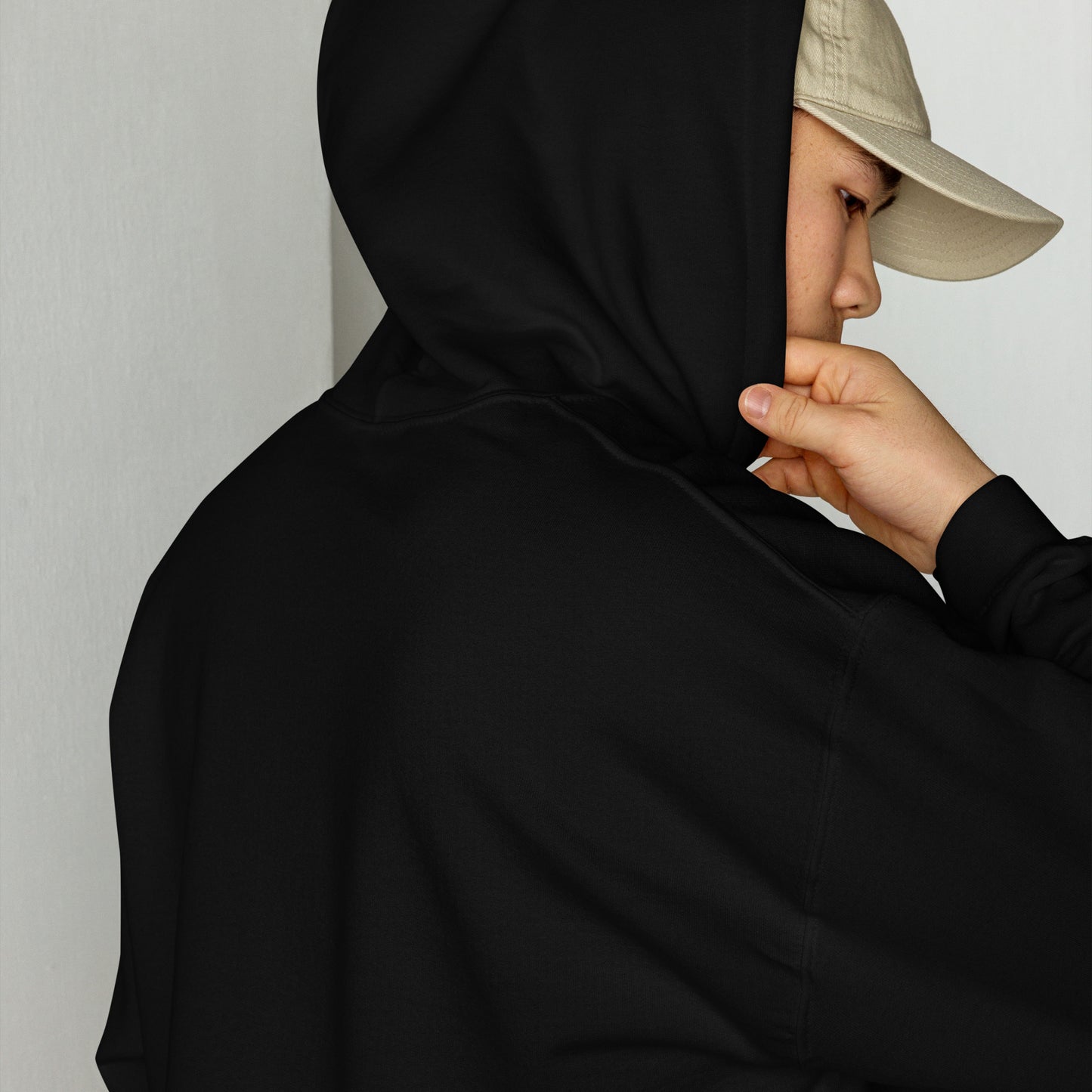 V Logo Embroidered- Unisex Hoodie