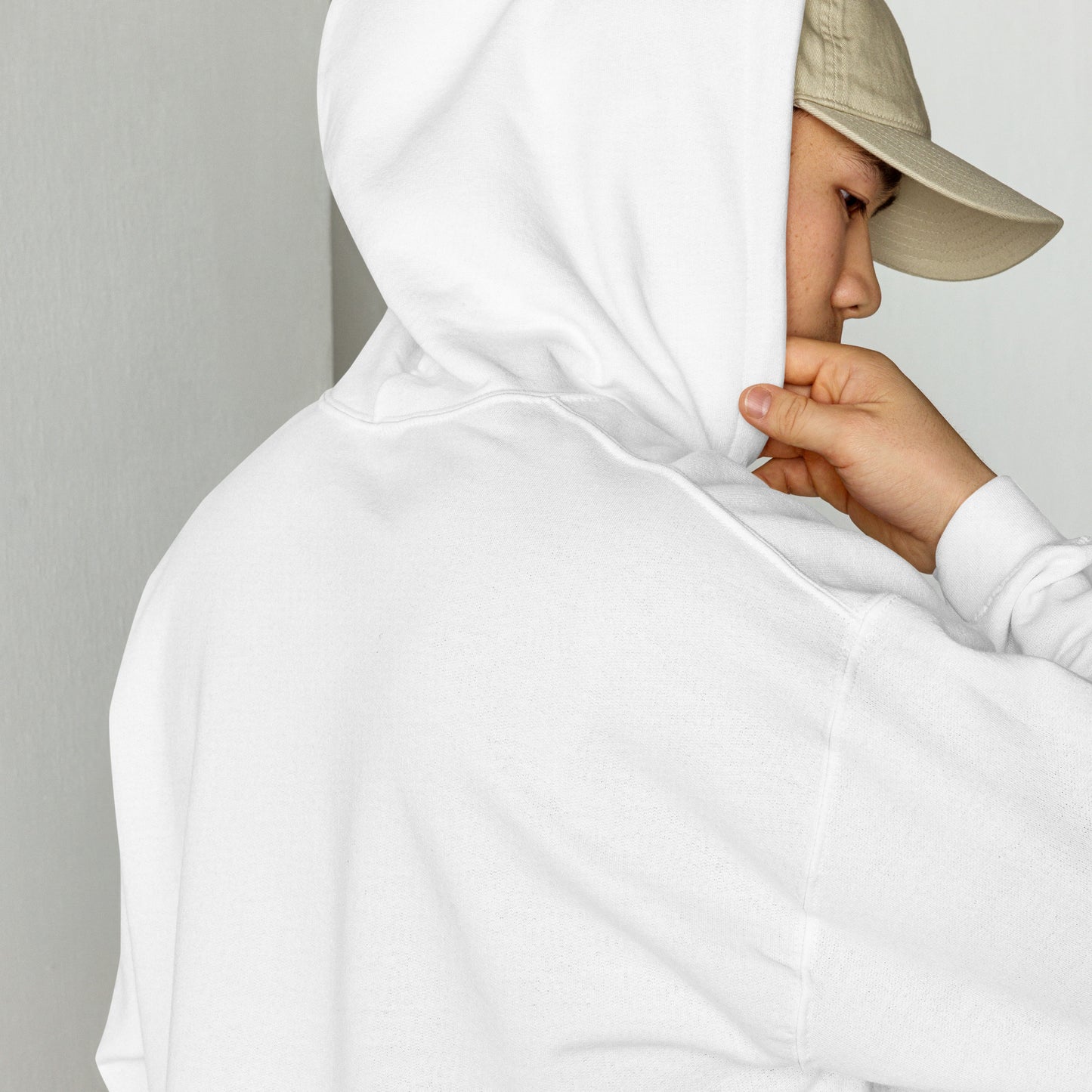 V Logo Embroidered- Unisex Hoodie