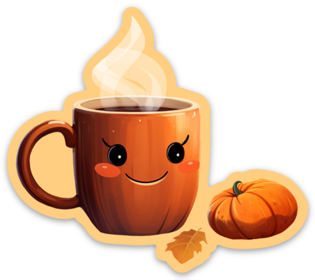 Pumpkin Spice Drinky Sticker