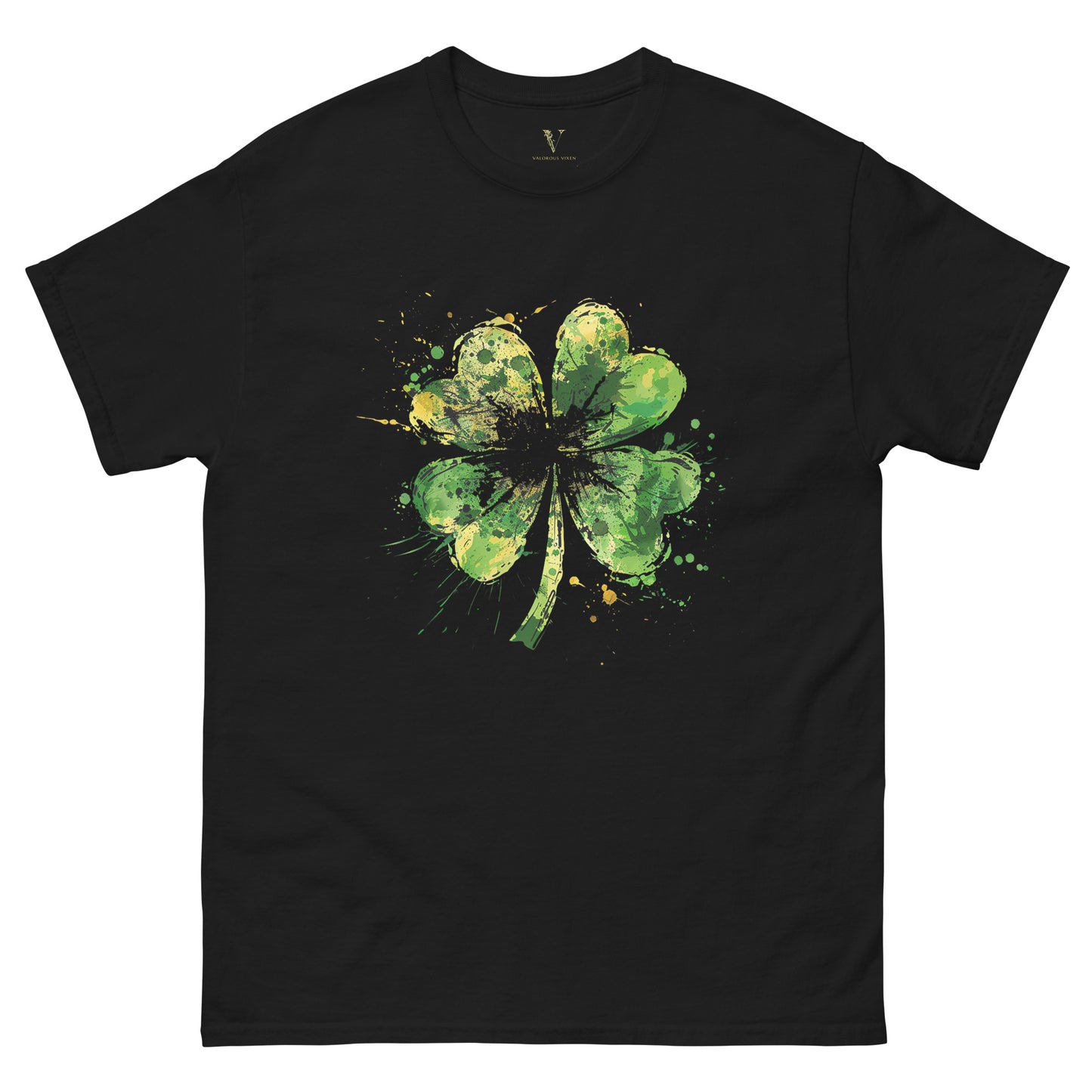 Four Leaf Paint Splatter - Men's classic tee