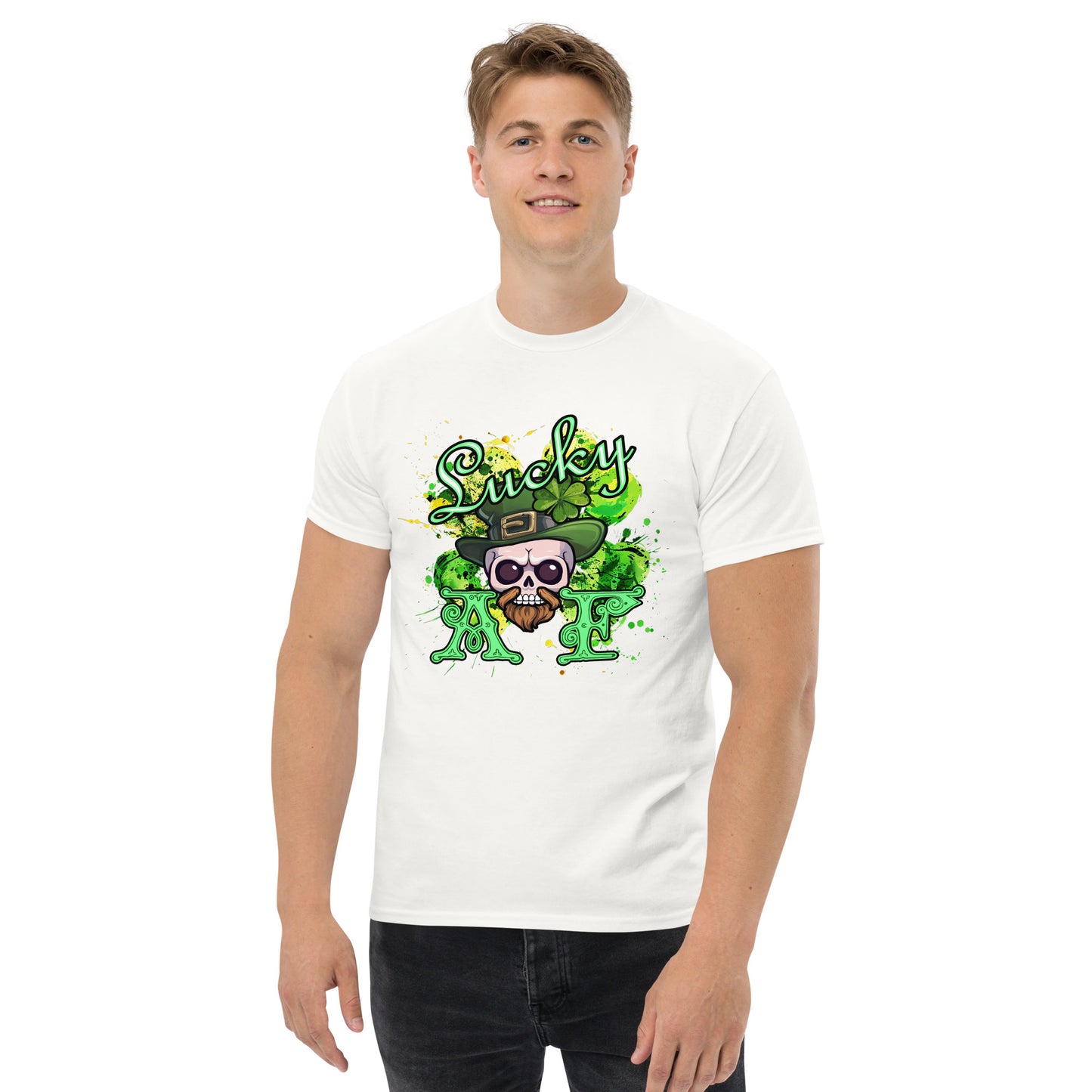 Lucky AF Holiday - Men's classic tee